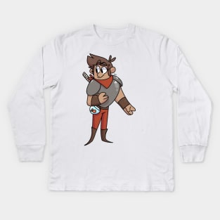 Magnus Burnsides Kids Long Sleeve T-Shirt